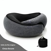 Travesseiro De Pescoço De Espuma Viscoelástica Com Suporte Cervical, Tipo U, Portátil Para Viagem,