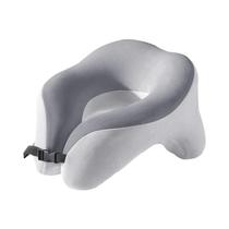 Travesseiro De Pescoço Em Espuma Viscoelástica Macia Em Formato De U Para Viagens, Carro, Avião,