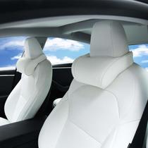 Travesseiro de Pescoço para Carro TOPABYTE em Espuma de Memória Ergonômico Branco