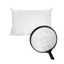 Travesseiro de Poliéster Multivix Mácio Suporte Firme com Capa Matelada 50cm x 70cm - Branco