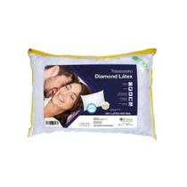 Travesseiro Diamond Látex - Flocos - 100% Látex Natural Travesseiro Diamond Látex - Flocos - 100% Látex Natural