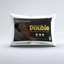Travesseiro Double Fibram 70x50cm C/2 Unidades