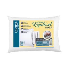 Travesseiro Duoflex Altura Regulável NASA 50x70cm Ajustável 10-20cm Travesseiro Duoflex Altura Regulável NASA 50x70cm Ajustável 10-20cm