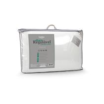 Travesseiro Duoflex Altura Regulável NATURAL LÁTEX PREMIUM, com 04 opções de altura, 50 x 70 cm