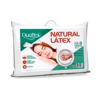 Travesseiro Duoflex Natural Látex 14 cm, Intermediário, para fronha 50 x 70 cm