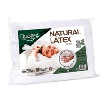 Travesseiro Duoflex Natural Látex Alto 16 cm, para fronha 50 x 70 cm