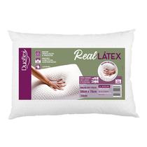 Travesseiro Duoflex Real Látex Para Dormir De Lado E Costas