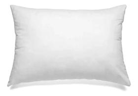 Travesseiro Eco-pluma antialérgico macio branco 50x70x10cm