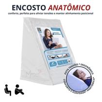 Travesseiro Encosto Anatõmico Triângular Repouso Leitura Ergônomico Antialérgico Massageador