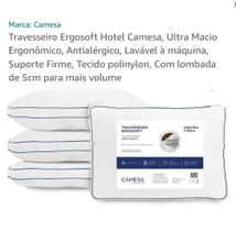 Travesseiro ERGOSOFT Hotel Ultra Macio 50x70cm Camesa