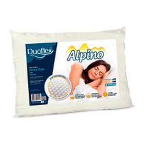 Travesseiro Espuma Aerada Alpino AL1100 c/ Capa de Algodão p/Fronha (50x70) - Duoflex