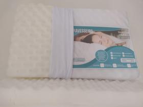 Travesseiro Espuma Gomos Massageador Shalom Life Tradicional Altura 11cm