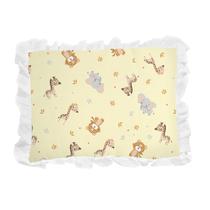Travesseiro Estampado com Babado para Bebê 28cm x 35cm Bublim