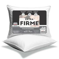 Travesseiro Extra Firme Lavável - Fibra Siliconada - 50cmx70cm - Arte Cazza - Arte&Cazza