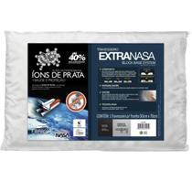 Travesseiro Extranasa Íons de Prata Suporte Firme Fibrasca
