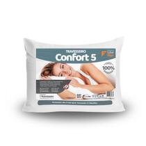 Travesseiro Faiber Flex Confort 5 Alto Antialérgico 50x70