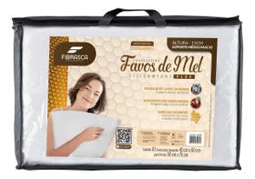 Travesseiro Favos de Mel Plus Silicomfort Lavável - Fibrasca 40x60