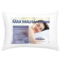Travesseiro Fibras Siliconadas Max Malha p/Fronha 50x70 (48x68) - Ortobom