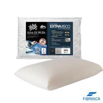 Travesseiro Fibrasca Extravisco 100% Poliuretano Microfibra com Íons de Prata 50x70cm Branco