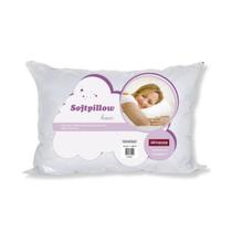 Travesseiro Flocos de Espuma Orthocrin Basic Softpillow 43x62x15 Alto Suporte Conforto Firme