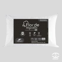 Travesseiro flor de algodao - fibrasca - 50 x 70 cm - branco