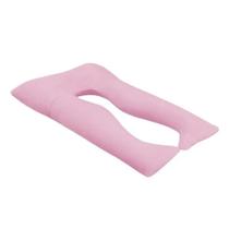 Travesseiro Gestante Para Corpo Grávida Almofada Fronha Rosa Travesseiro Gestante Para Corpo Grávida Almofada Fronha Rosa