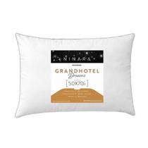 Travesseiro GrandHotel Plumas Toque Acetinado 50x70 Ninara Travesseiro GrandHotel Plumas Toque Acetinado 50x70 Ninara