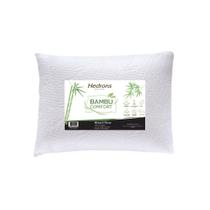 Travesseiro Hedrons Bambu Comfort Suporte Firme 50x70 Branco Travesseiro Hedrons Bambu Comfort Suporte Firme 50x70 Branco
