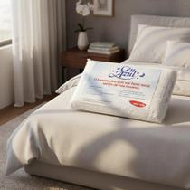 Travesseiro Herval Tipo Latéx Espuma Confortavél Branco