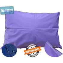 Travesseiro Hospitalar: Capa Impermeável + Refil de Espuma - Coloridas