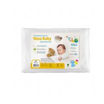 Travesseiro Infantil Bebê Nasa Baby Fibrasca 40x30cm Branco Antissufocante Antialérgico