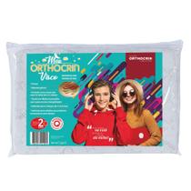 Travesseiro Infantil Criança Adolescente Espuma Viscoelástica Meu Orthocrin Visco 40x60x7