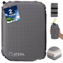 Travesseiro Inflável Auto-Inflável Portátil ATEPA 38x28x5 cm Travesseiro Inflável Auto-Inflável Portátil ATEPA 38x28x5 cm