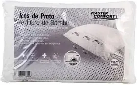 Travesseiro Ions de Prata e Fibra de Bambu Master Confort