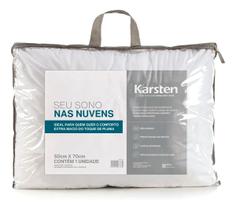 Travesseiro Karsten 100% Poliéster Aconchego Seu Sono Quantidade:1