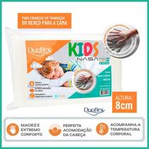 Travesseiro Kids Nasa 8cm Duoflex - Conforto da Espuma Viscoelástica - Indicado para crianças em transição do berço para a cama