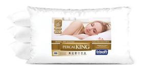Travesseiro King 90x50 Percal 180 Fios Trisoft