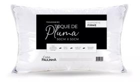 Travesseiro King 90x50 Toque De Pluma Percal 180 Fios Firme