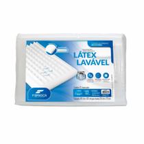 Travesseiro Látex 100% Lavável C/ Proteção Antiácaros - Fibrasca