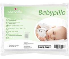 Travesseiro Látex Babypillo Dunlopillo Capa Algodão 25X35cm