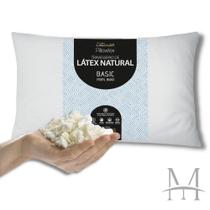 Travesseiro Látex Basic Perfil Baixo 45x65cm - Flocos de Látex - Ideal para Dormir - Madrigal Enxovais Travesseiro Látex Basic Perfil Baixo 45x65cm - Flocos de Látex - Ideal para Dormir - Madrigal Enxovais