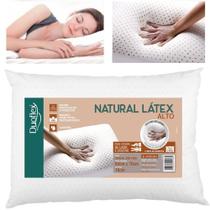 Travesseiro Latex Duoflex Natural Alto Antialérgico Lavável Macio Firme Antiácaro Original