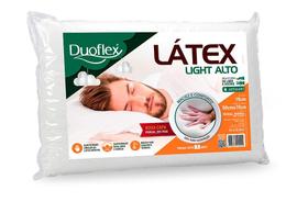 Travesseiro Látex Light Alto Antiácaro Duoflex LP1101