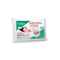 Travesseiro Látex Natural LN1200 c/ Capa Percal 200 Fios p/Fronha 50x70 (45x65x13) - Duoflex