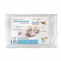 Travesseiro Látex Sintético Lavável Baby Antissufocante - Fibrasca