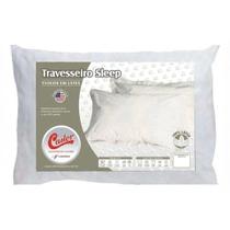 Travesseiro Látex Sleep Flocos p/Fronha 50x70 (65x45x15) - Castor