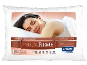 Travesseiro Lavável Percal Firme 50x70cm Algodão Trisoft Branco