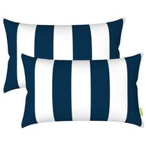 Travesseiro LVTXIII 30x51 cm Resistente à Água para Área Externa Conjunto com 2 Peças