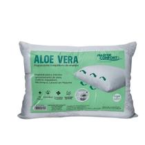 Travesseiro Master Comfort Aloe Vera 50x70cm Super Macio, Confortável e Ideal para Descanso com Toque Refrescante Natural