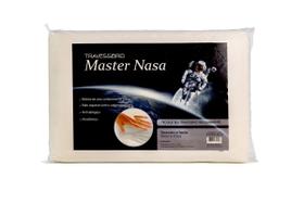 Travesseiro Master Nasa Viscoelástico Antialérgico 58x38cm - Master Comfort